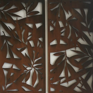 DECORATIVE SCREEN LEAVES DOUBLE ($/double)