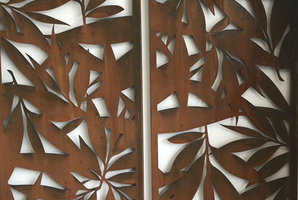 DECORATIVE SCREEN LEAVES DOUBLE ($/double)